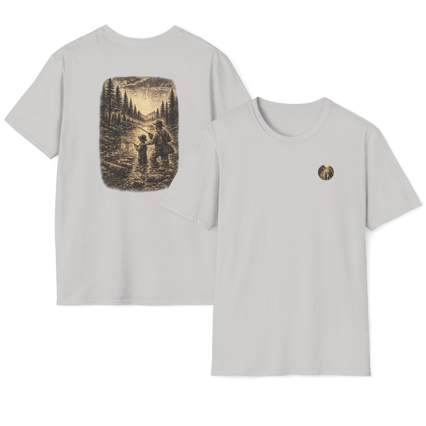 Fishing with Dad Vintage T-Shirt
