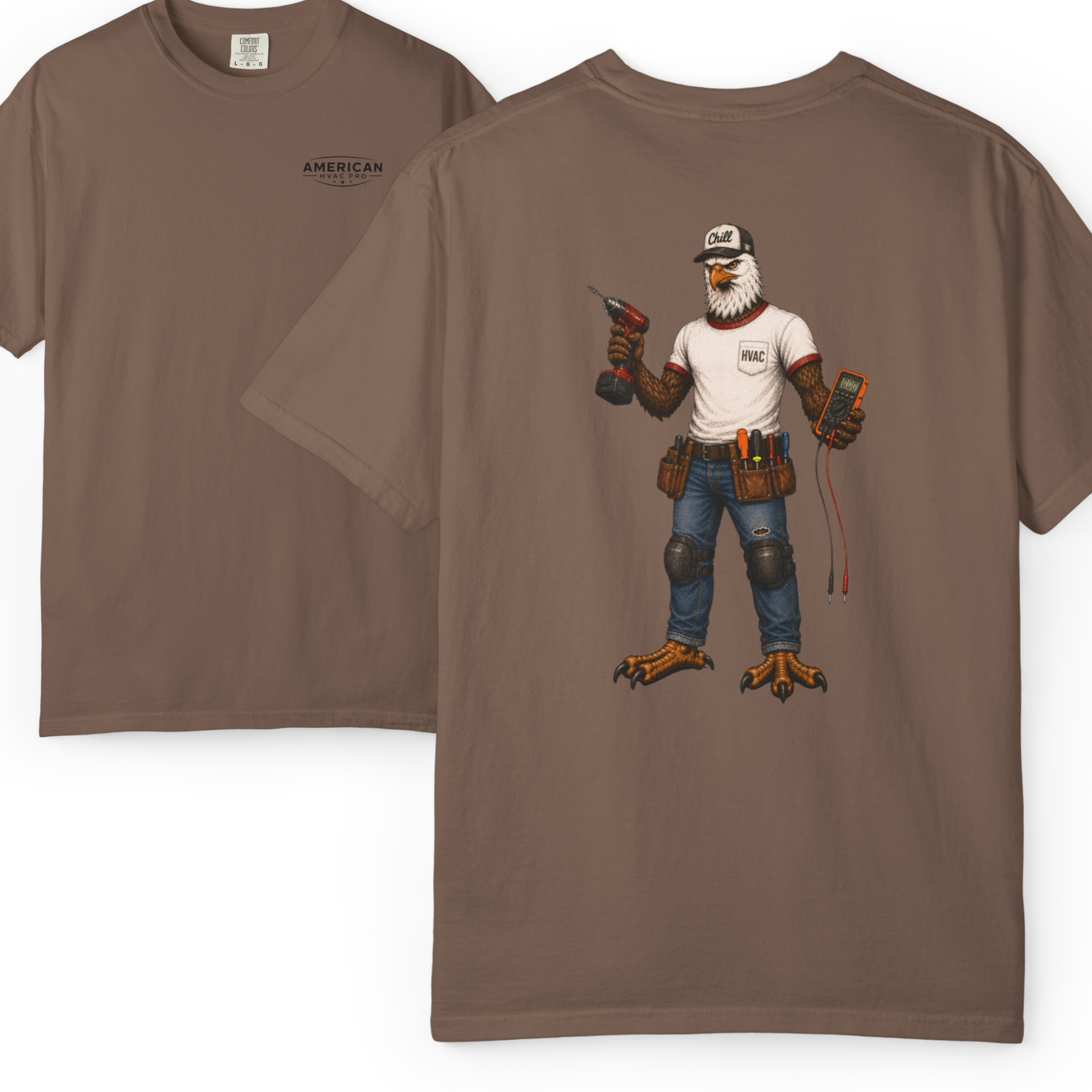 HVAC Eagle Chill Dude Heavyweight T-Shirt