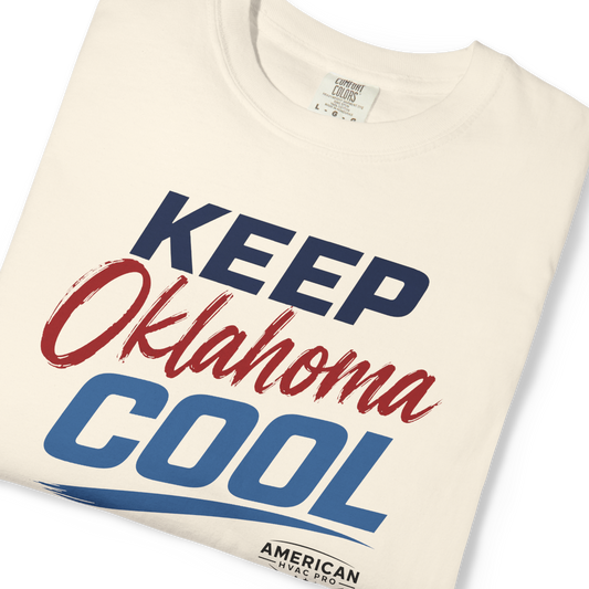 "Keep Oklahoma Cool" HVAC Pro Heavyweight T-Shirt