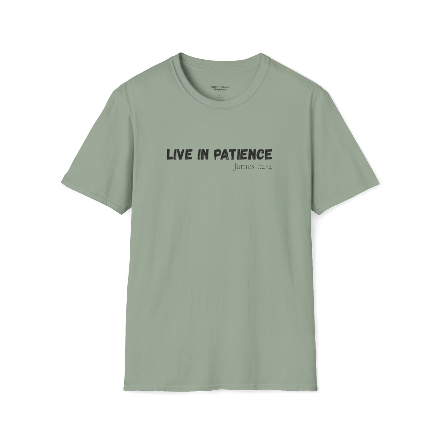 Men's "Live in Patience"