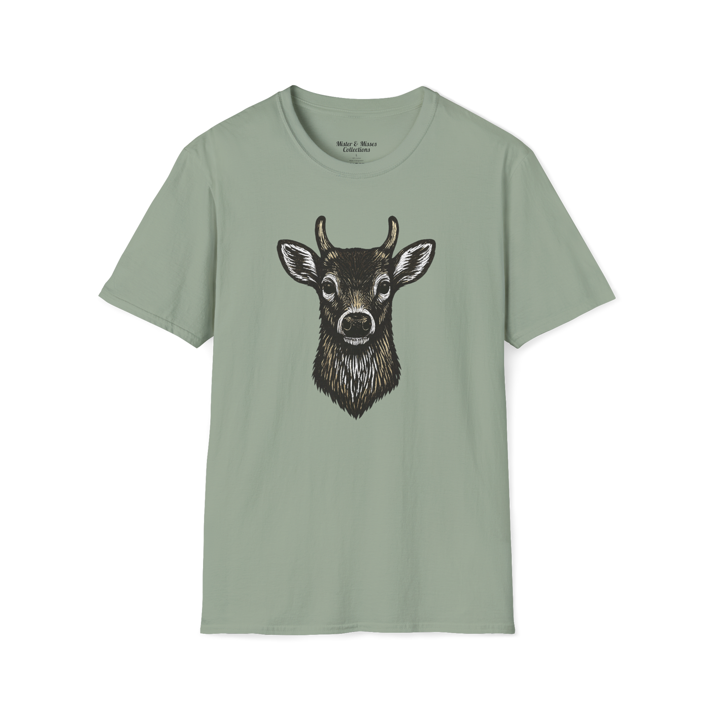 Vintage Deer Head Buck - T-Shirt
