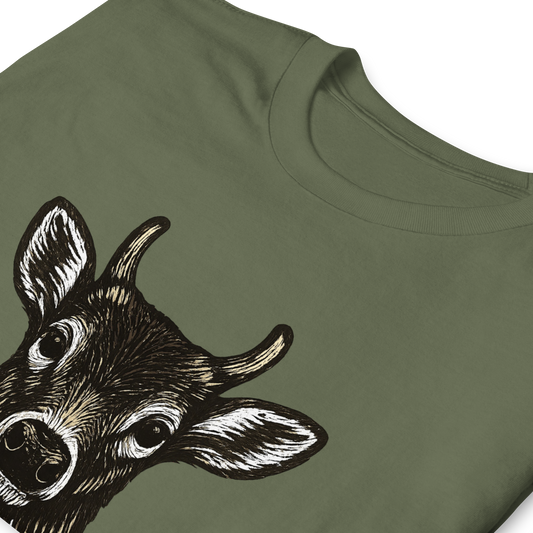 Vintage Deer Head Buck - T-Shirt