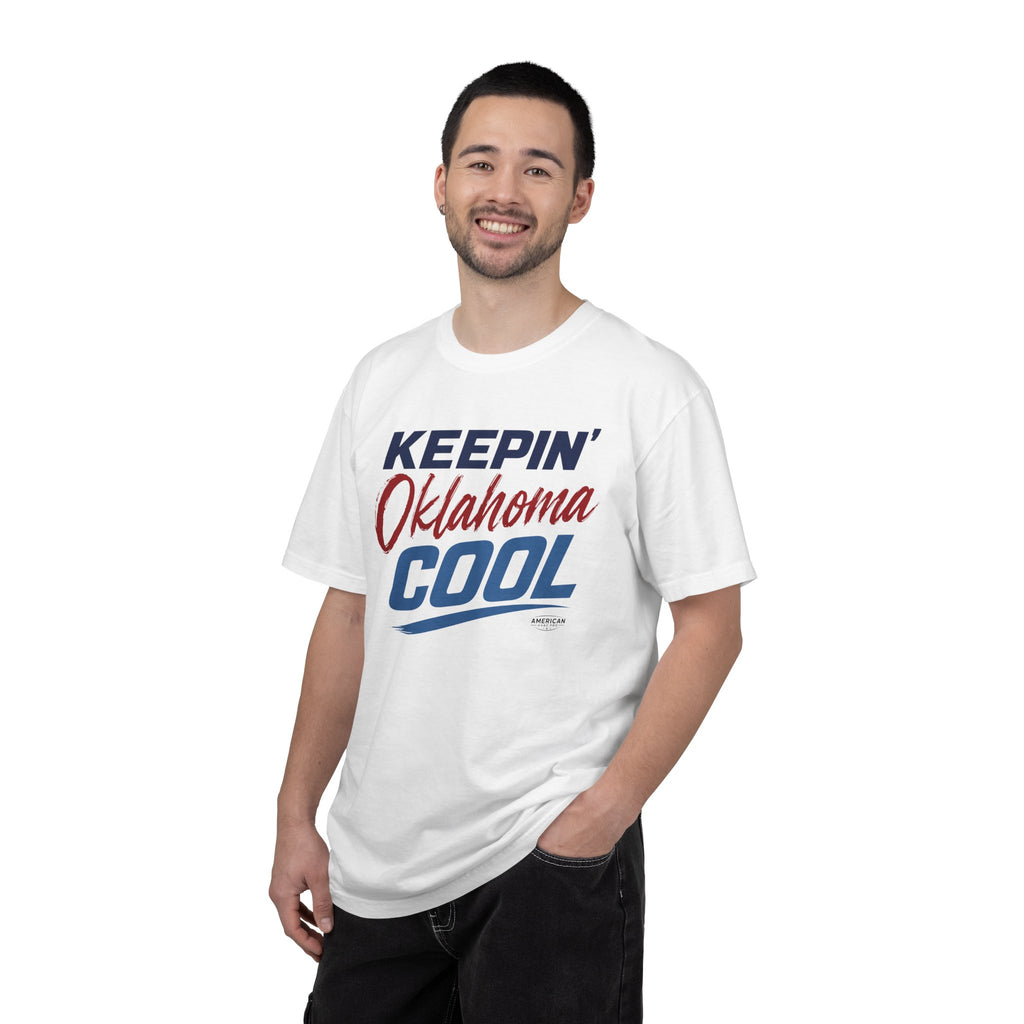 "Keepin' Oklahoma Cool" HVAC Pro Heavyweight T-Shirt