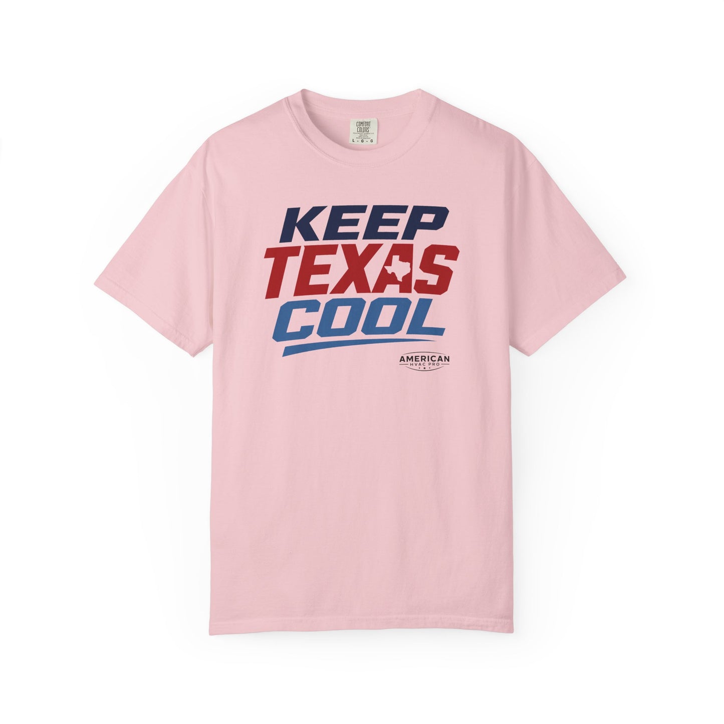 "Keep Texas Cool" HVAC Pro Heavyweight T-Shirt