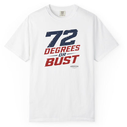 "72 Degrees or Bust" HVAC Pro Heavyweight T-Shirt