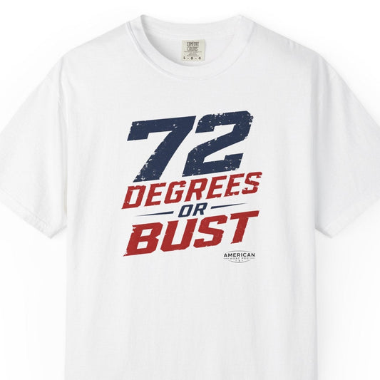 "72 Degrees or Bust" HVAC Pro Heavyweight T-Shirt