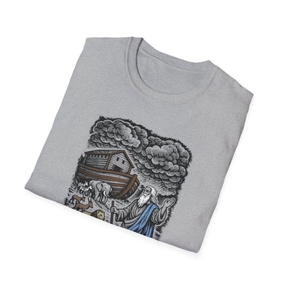 Noah's Ark Pastel Linocut T-Shirt