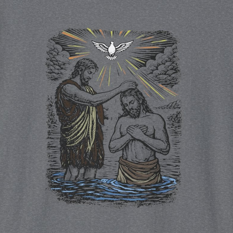 On the Jordan Pastel Linocut T-Shirt