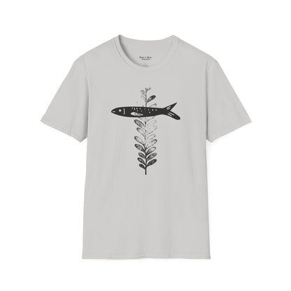 Fish and Plant Cross T-Shirt