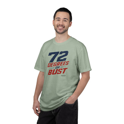 "72 Degrees or Bust" HVAC Pro Heavyweight T-Shirt