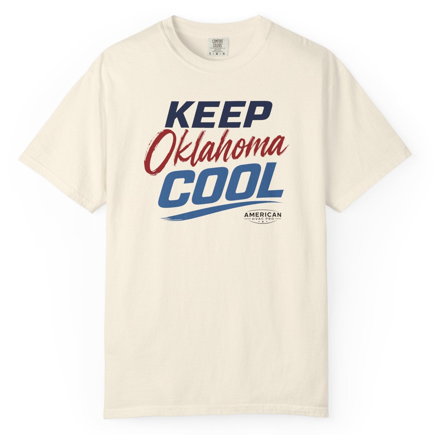 "Keep Oklahoma Cool" HVAC Pro Heavyweight T-Shirt