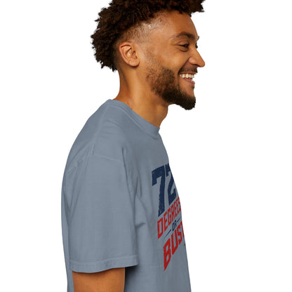 "72 Degrees or Bust" HVAC Pro Heavyweight T-Shirt