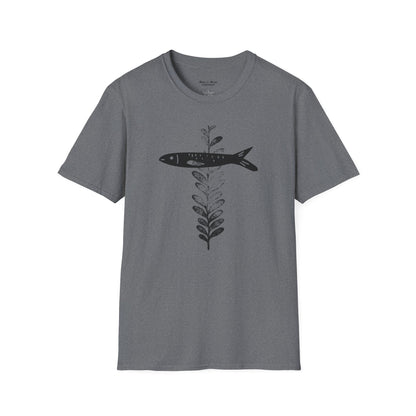 Fish and Plant Cross T-Shirt