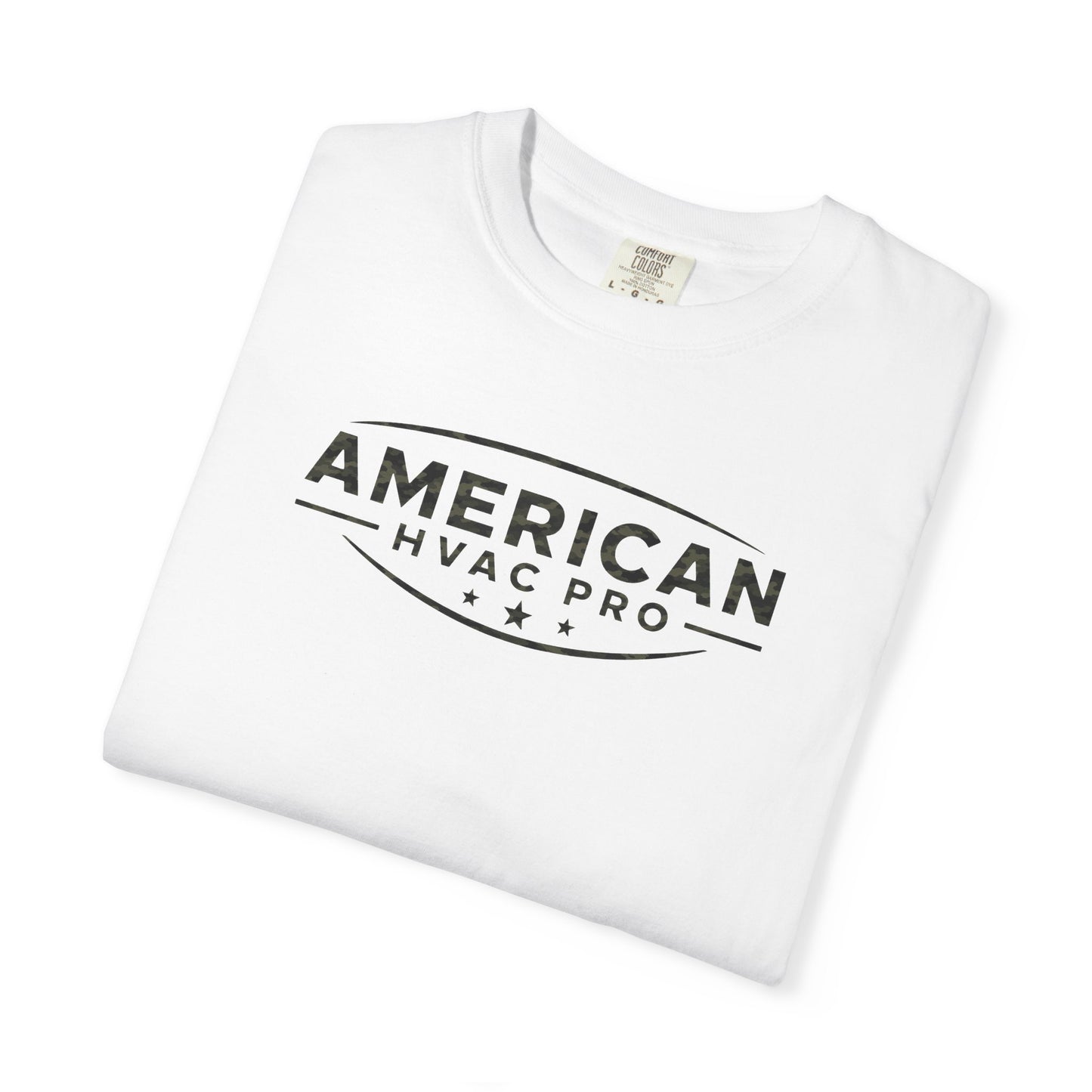 American HVAC Pro Logo Heavyweight T-Shirt
