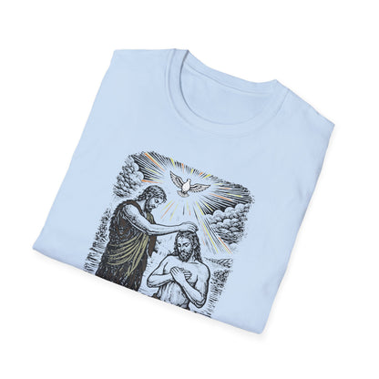 On the Jordan Pastel Linocut T-Shirt