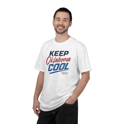 "Keep Oklahoma Cool" HVAC Pro Heavyweight T-Shirt