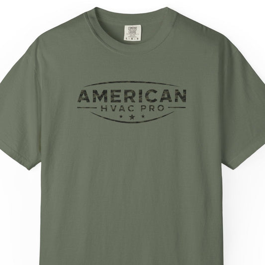 Camo American HVAC Pro Logo Heavyweight T-Shirt