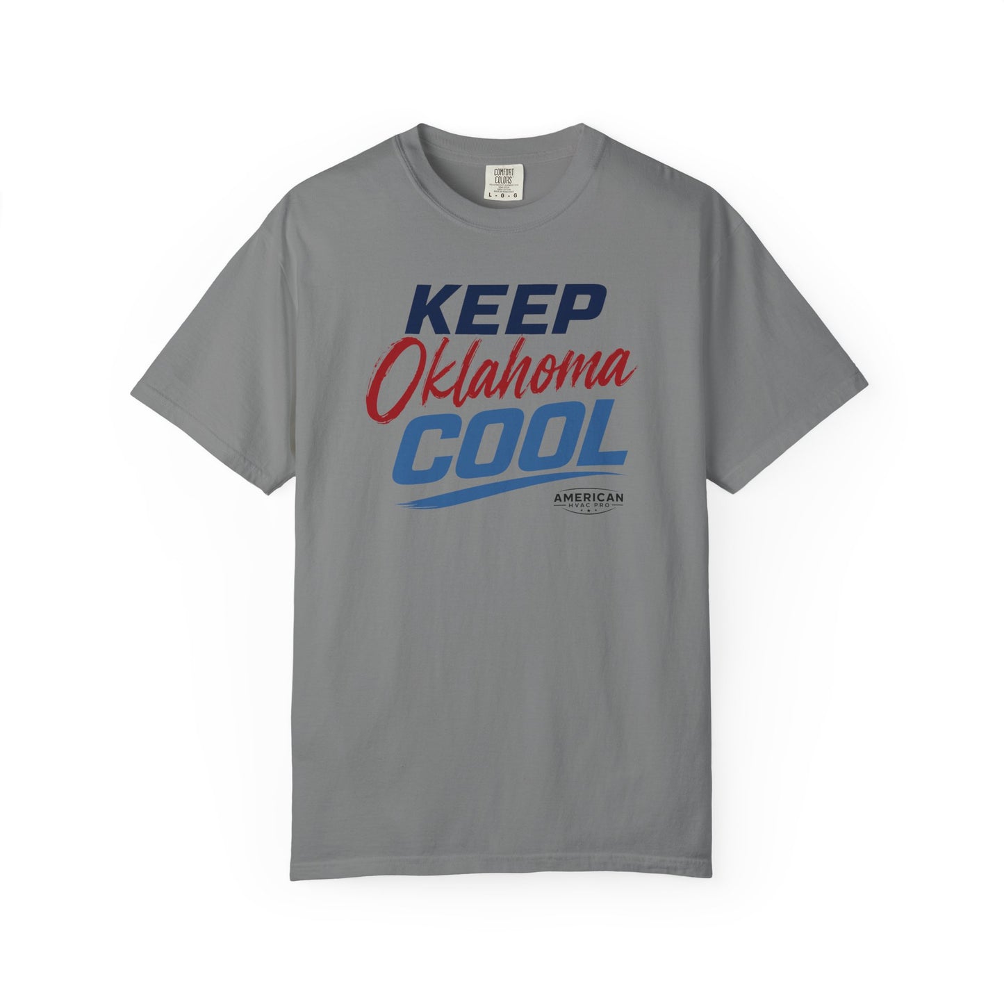 "Keep Oklahoma Cool" HVAC Pro Heavyweight T-Shirt