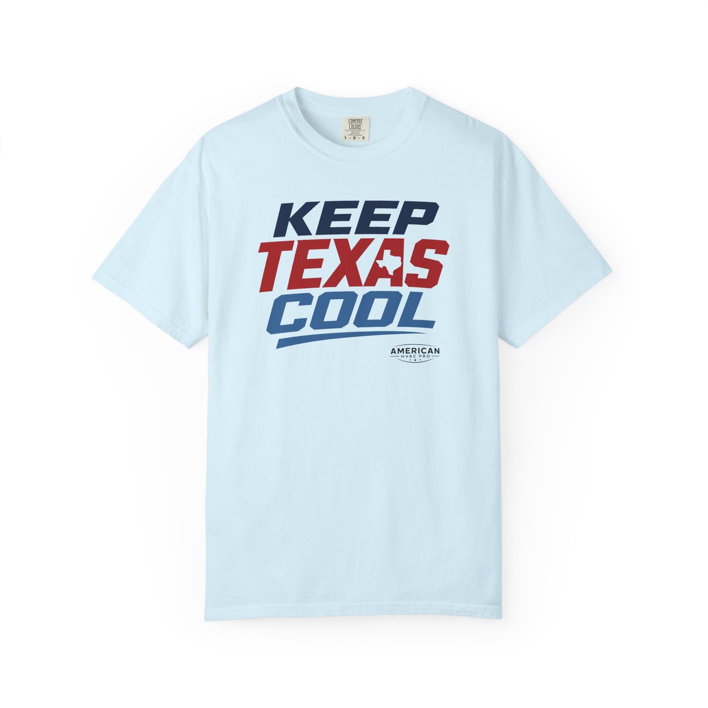 "Keep Texas Cool" HVAC Pro Heavyweight T-Shirt