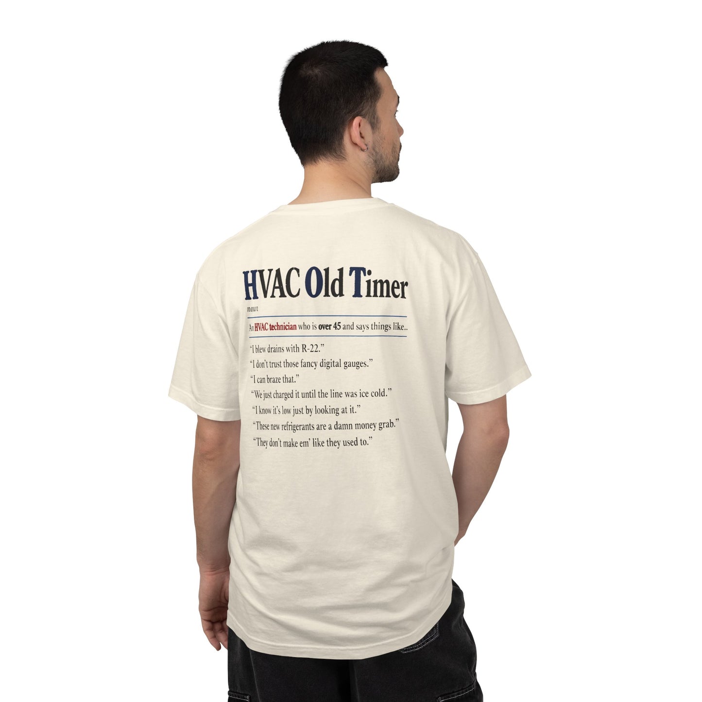 American HVAC Pro Old Timer Heavyweight T-Shirt
