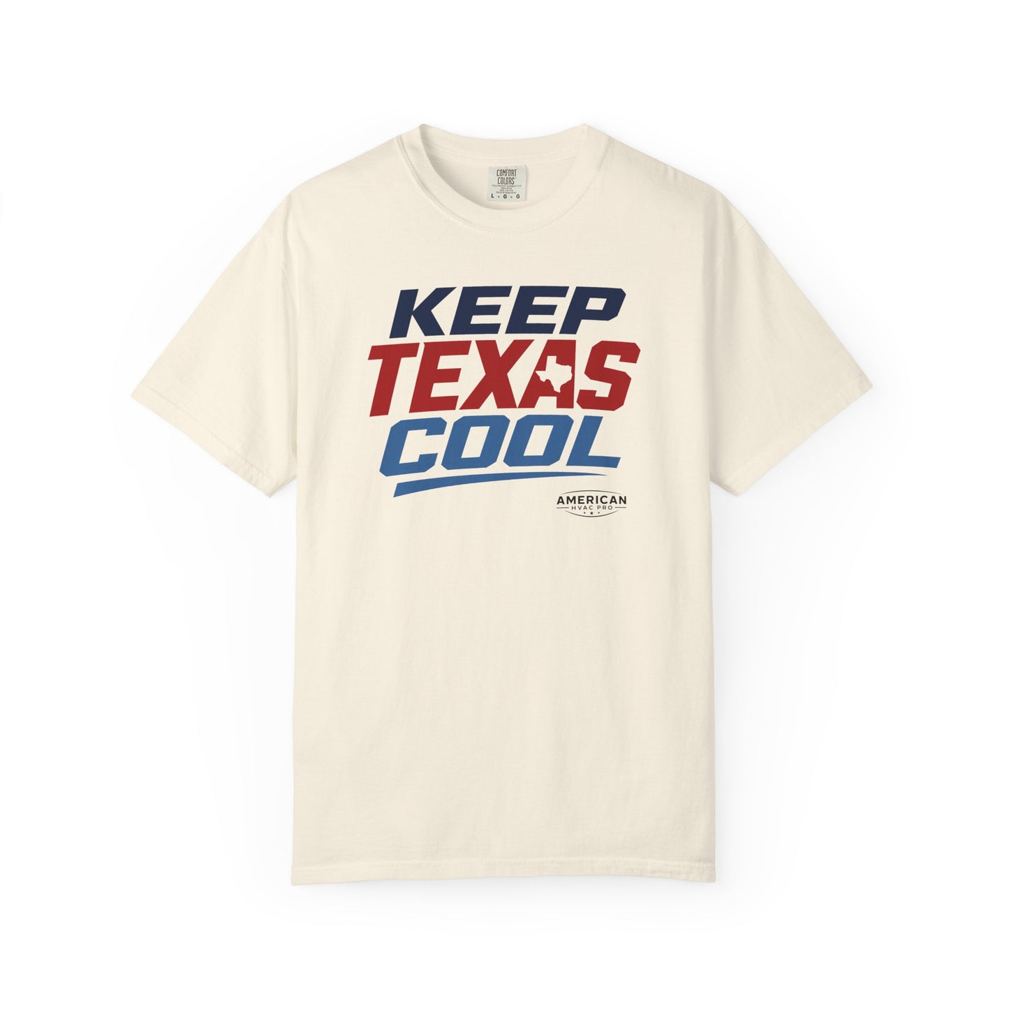 "Keep Texas Cool" HVAC Pro Heavyweight T-Shirt