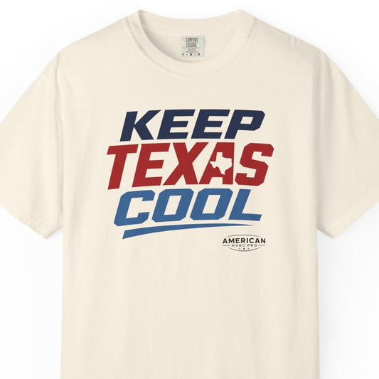 "Keep Texas Cool" HVAC Pro Heavyweight T-Shirt