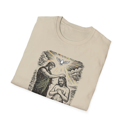 On the Jordan Pastel Linocut T-Shirt
