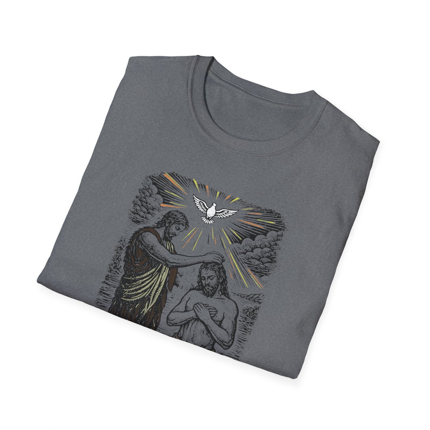 On the Jordan Pastel Linocut T-Shirt