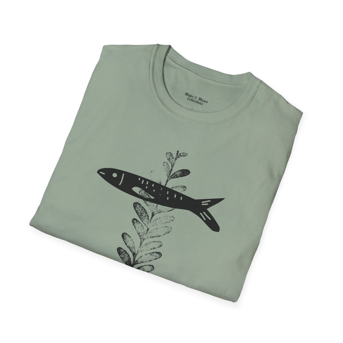 Fish and Plant Cross T-Shirt
