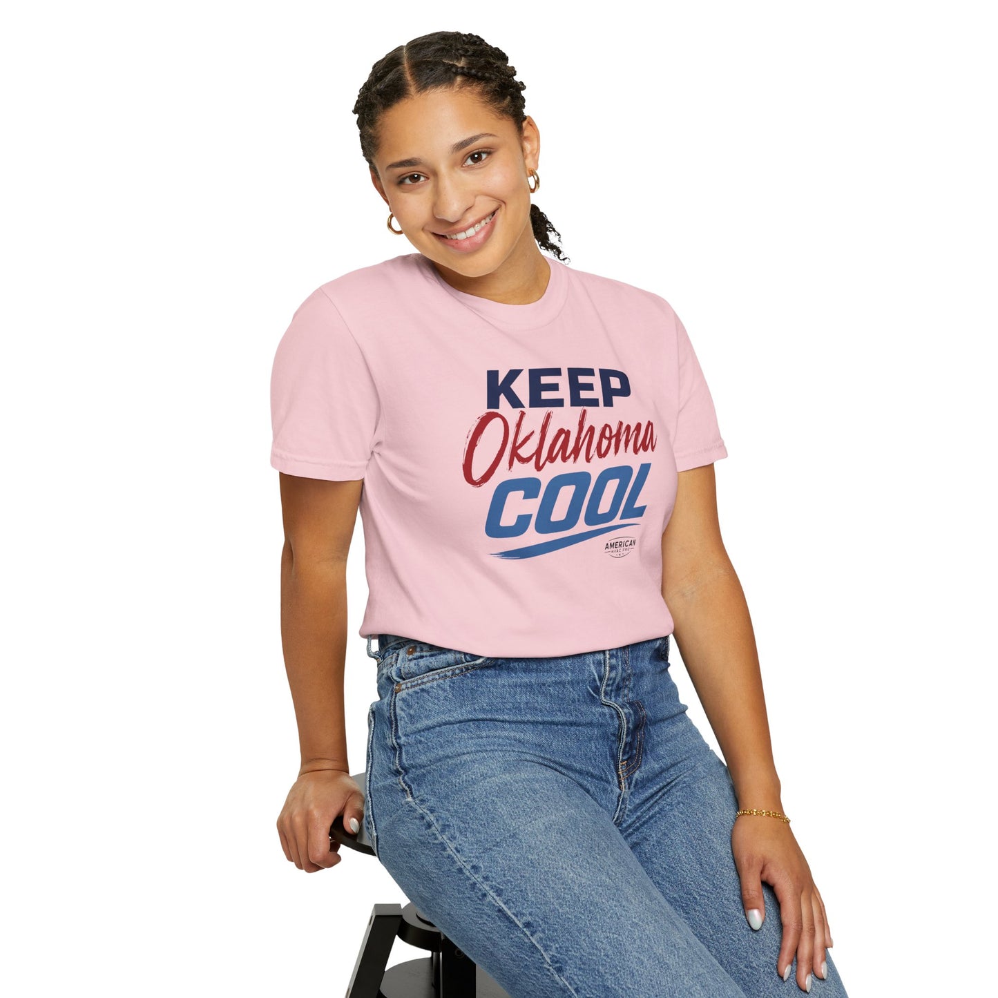 "Keep Oklahoma Cool" HVAC Pro Heavyweight T-Shirt