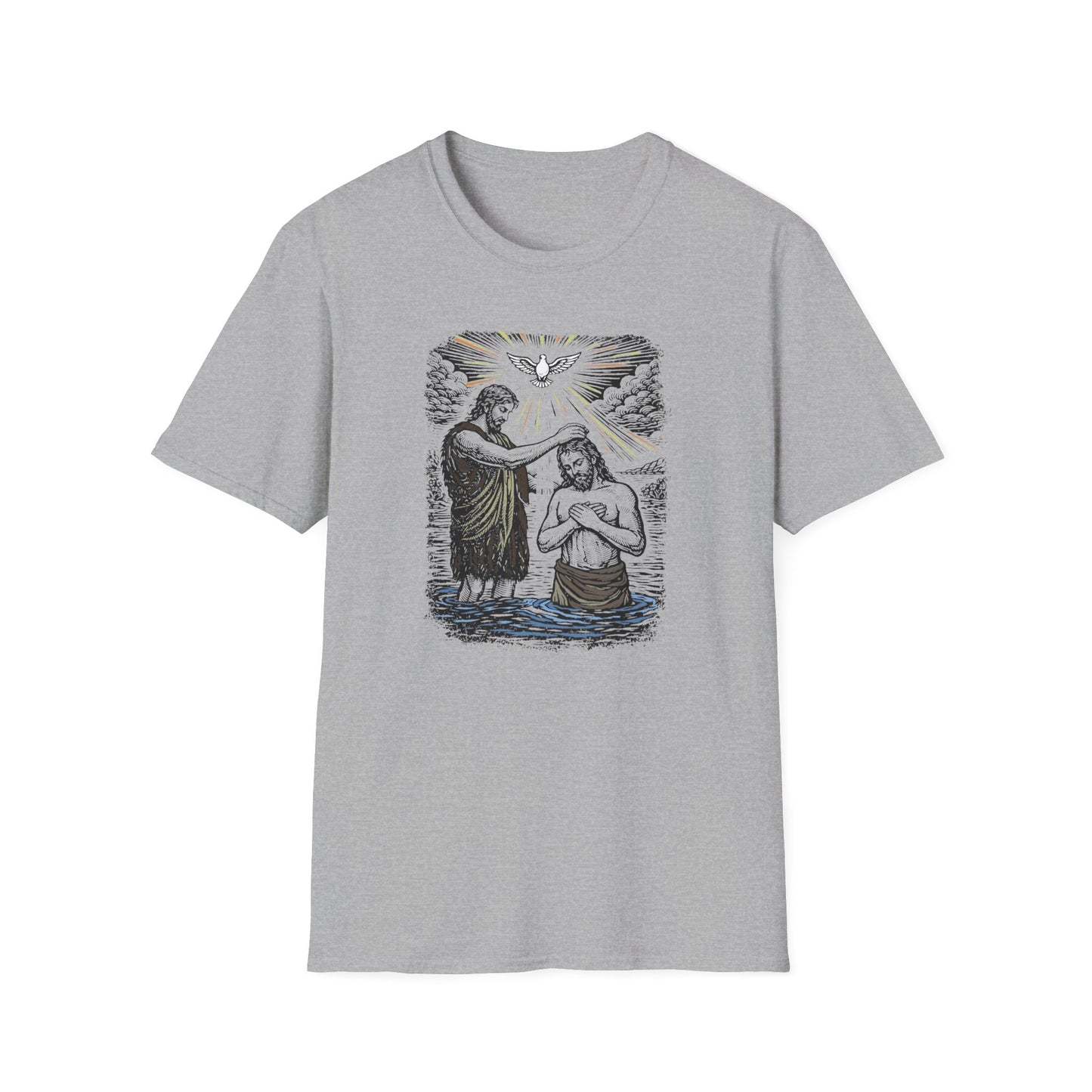On the Jordan Pastel Linocut T-Shirt