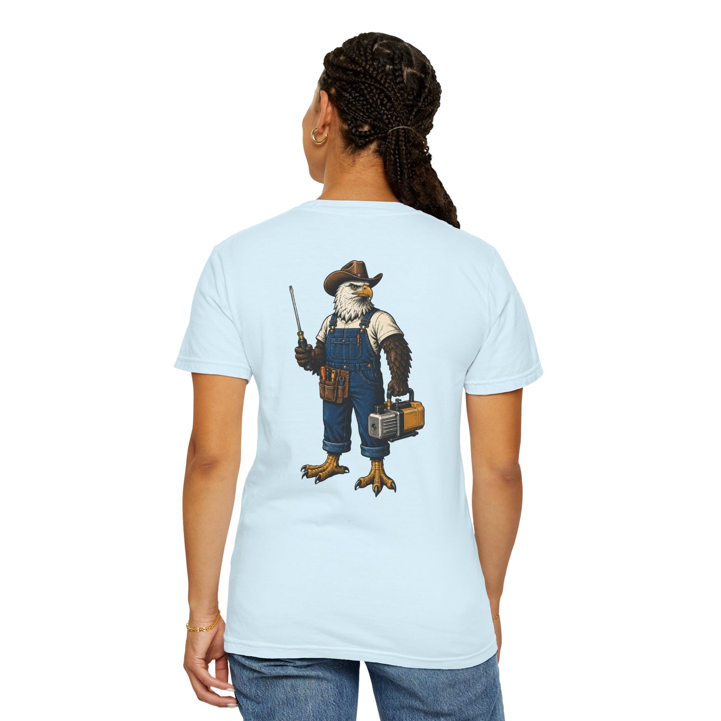 HVAC Eagle Farmer Heavyweight T-Shirt
