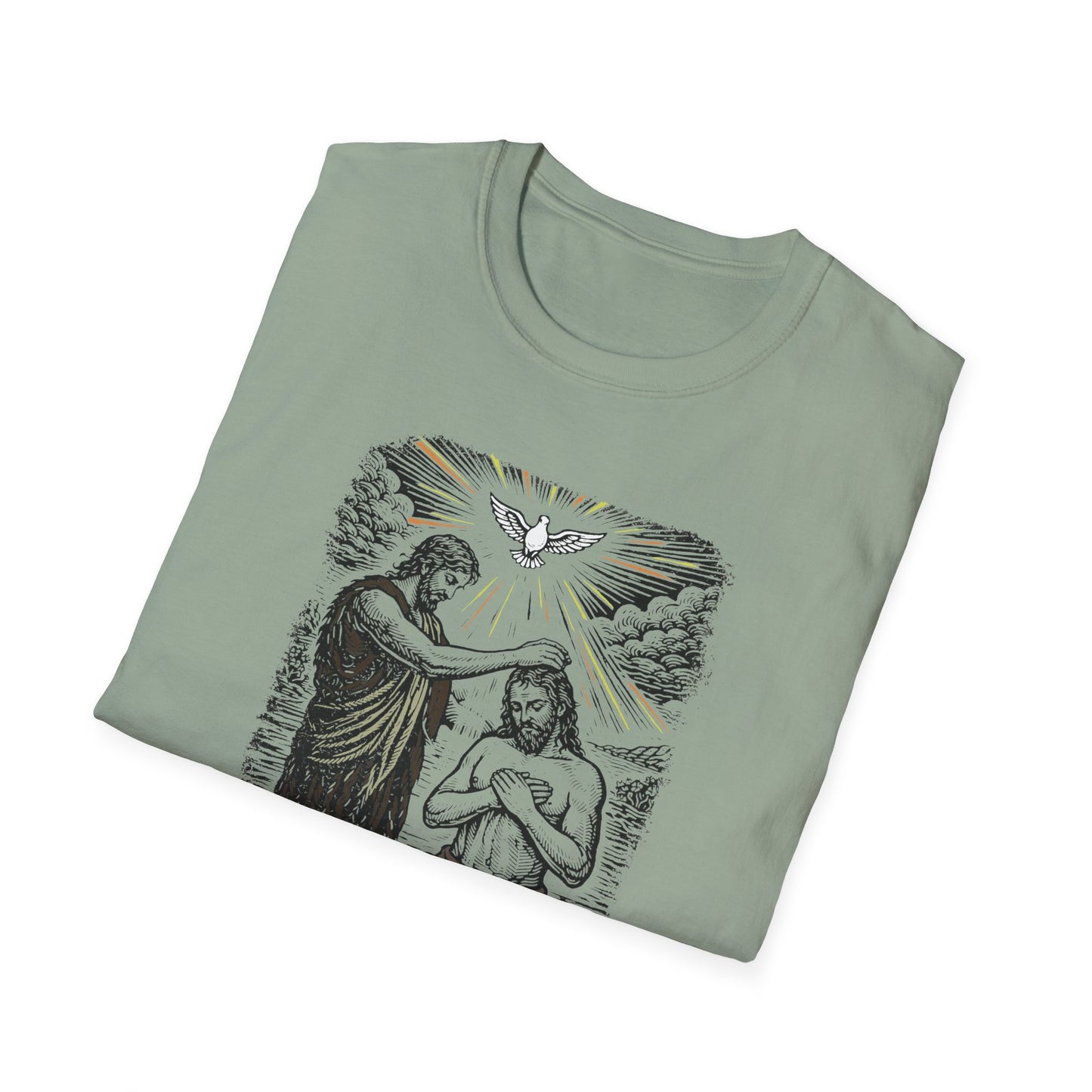 On the Jordan Pastel Linocut T-Shirt