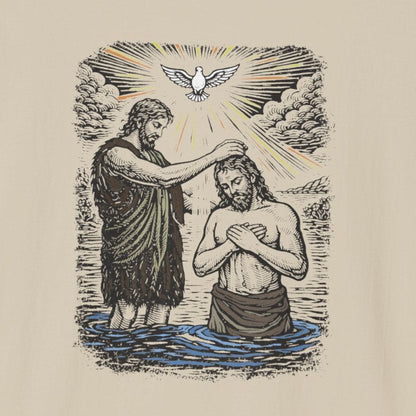 On the Jordan Pastel Linocut T-Shirt