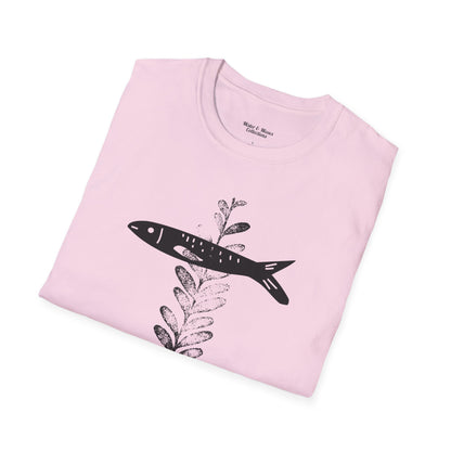 Fish and Plant Cross T-Shirt