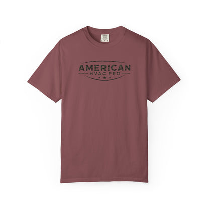 American HVAC Pro Logo Heavyweight T-Shirt