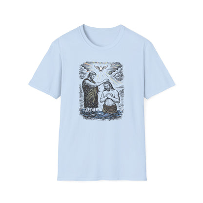 On the Jordan Pastel Linocut T-Shirt