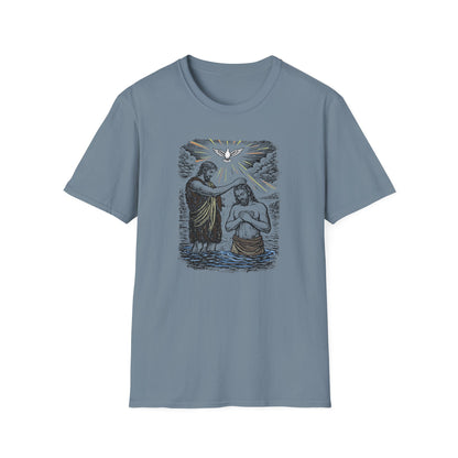 On the Jordan Pastel Linocut T-Shirt