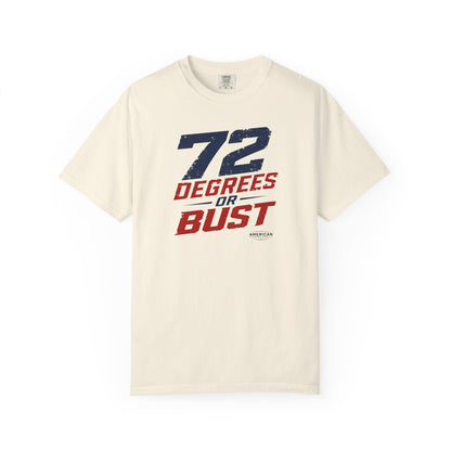 "72 Degrees or Bust" HVAC Pro Heavyweight T-Shirt
