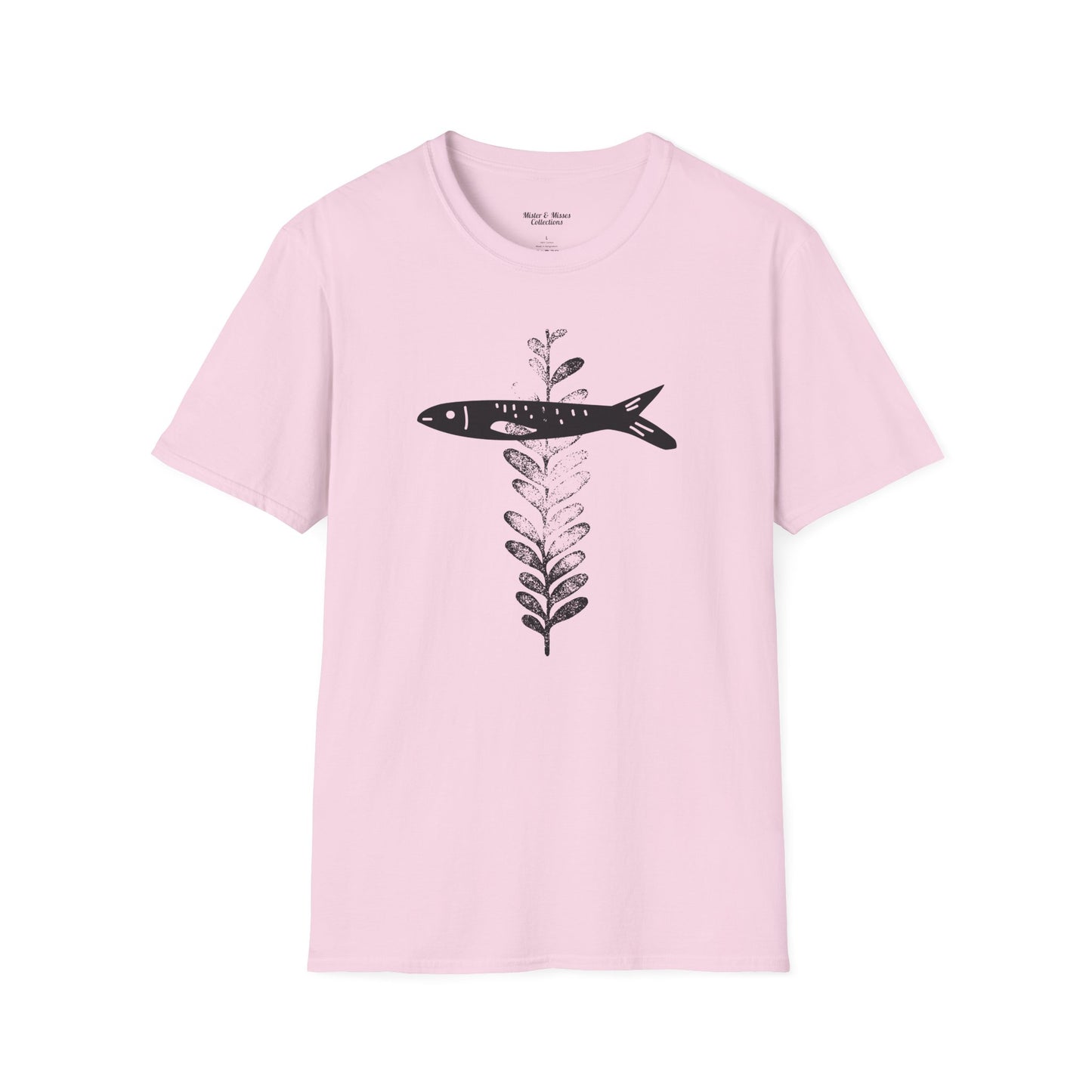 Fish and Plant Cross T-Shirt