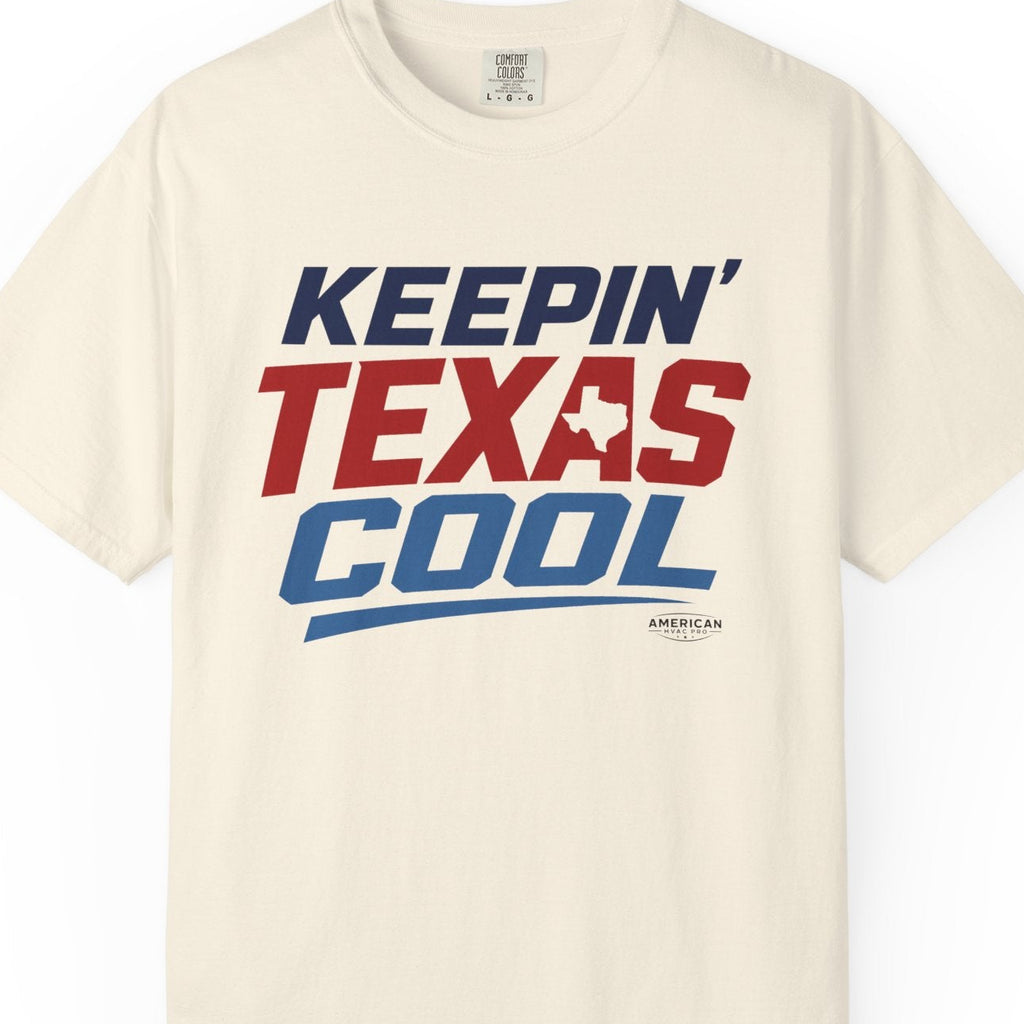 "Keepin' Texas Cool" HVAC Pro Heavyweight T-Shirt