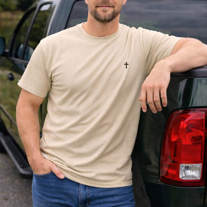 Manly Chopping Wood w/ the Kids T-shirt