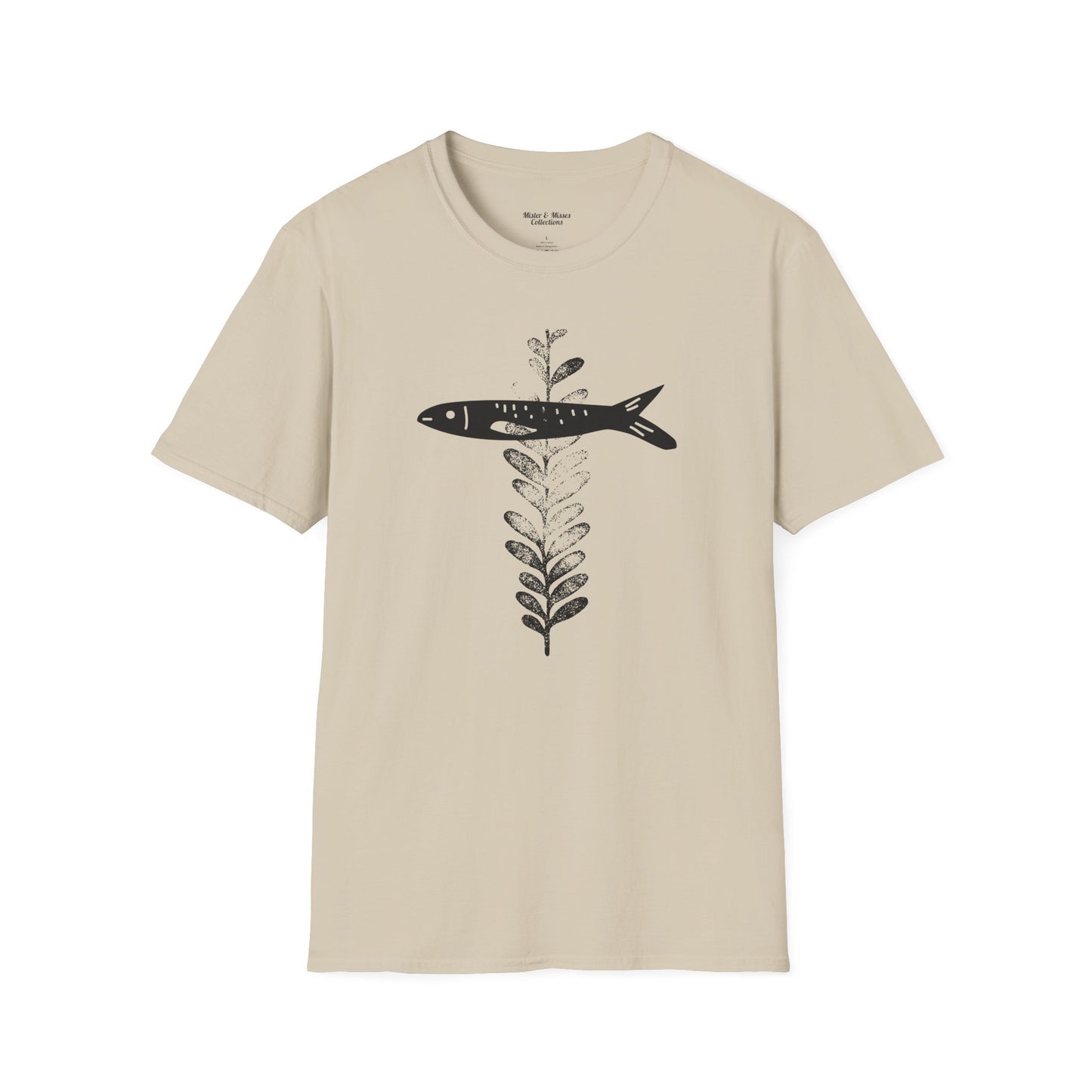 Fish and Plant Cross T-Shirt