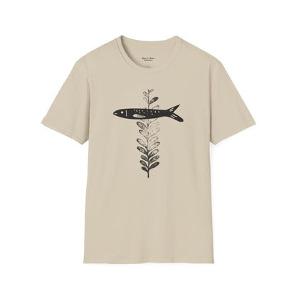 Fish and Plant Cross T-Shirt
