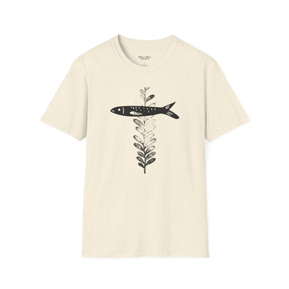 Fish and Plant Cross T-Shirt