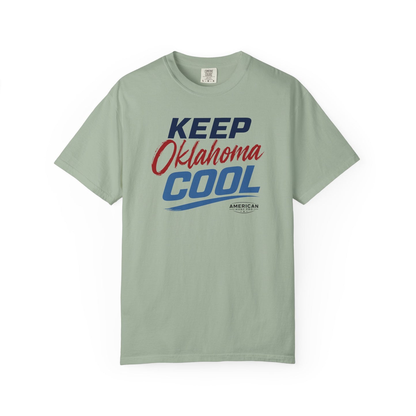 "Keep Oklahoma Cool" HVAC Pro Heavyweight T-Shirt