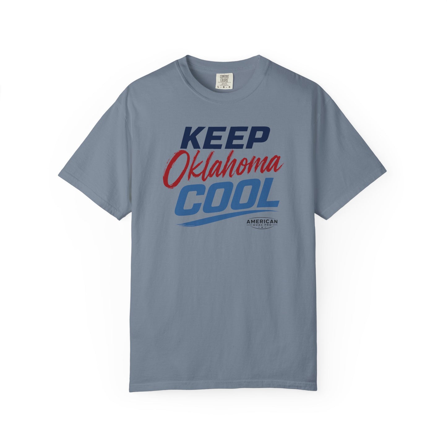 "Keep Oklahoma Cool" HVAC Pro Heavyweight T-Shirt