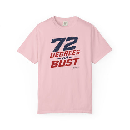"72 Degrees or Bust" HVAC Pro Heavyweight T-Shirt