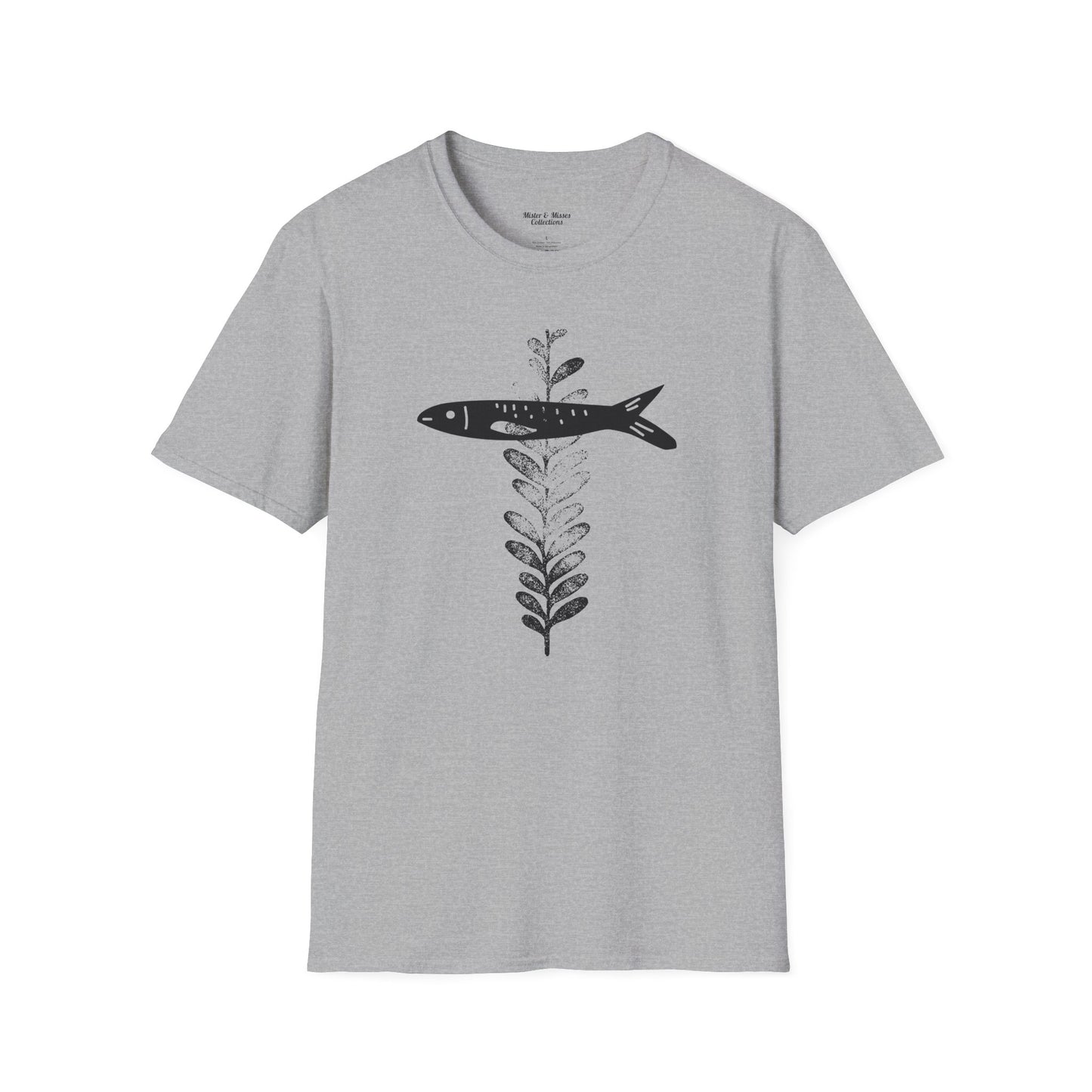 Fish and Plant Cross T-Shirt