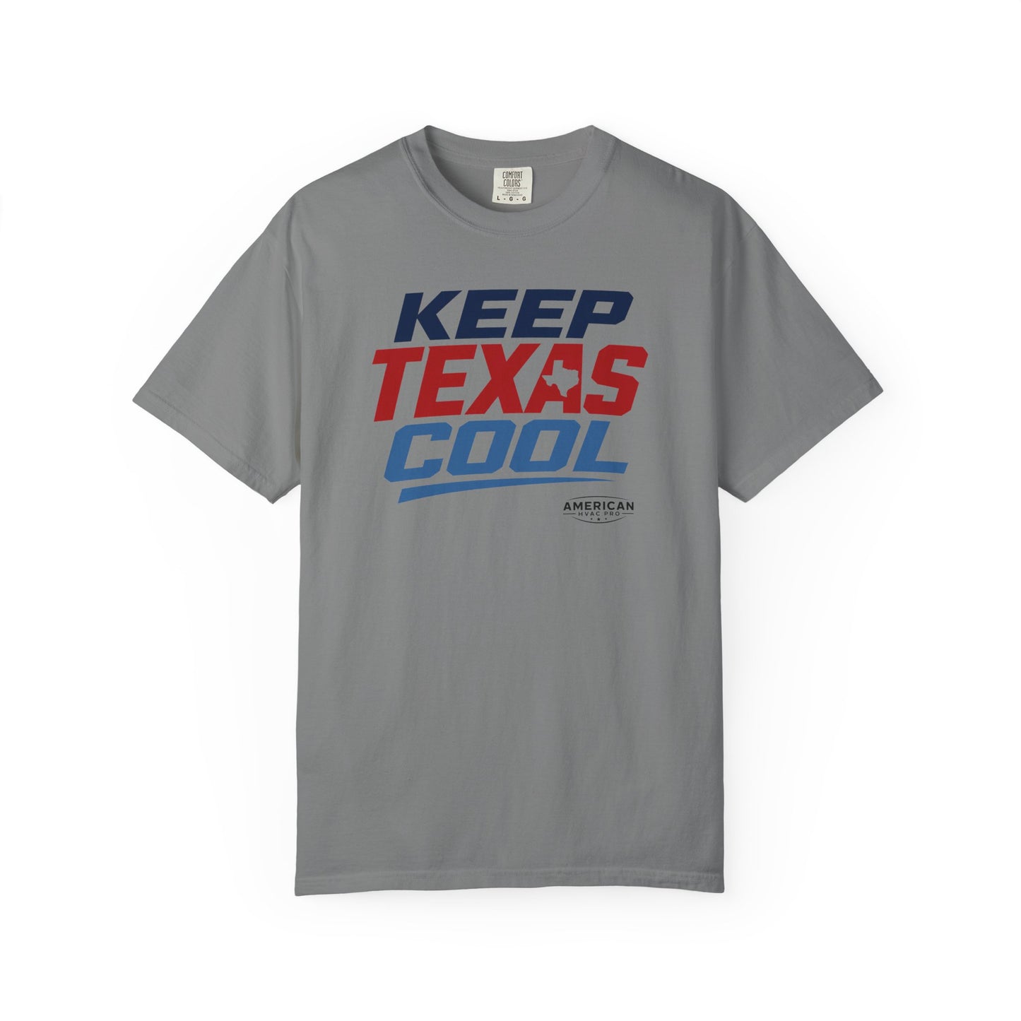 "Keep Texas Cool" HVAC Pro Heavyweight T-Shirt